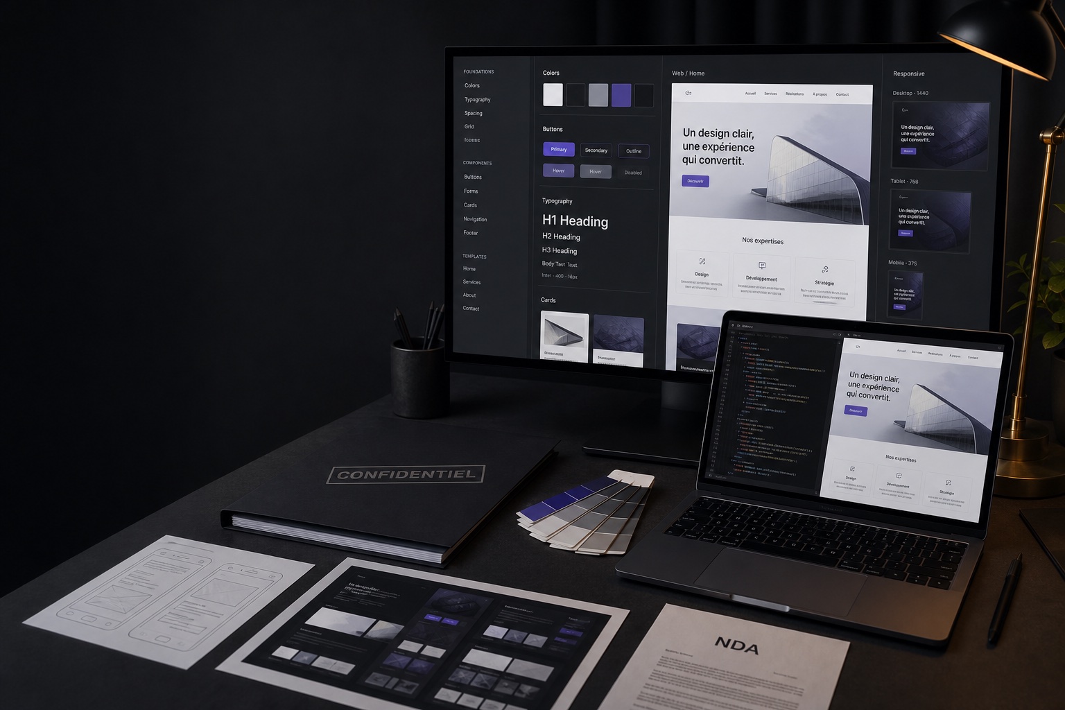 Production web confidentielle en marque blanche